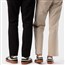 Sneakers basse unisex nere con tomaia in pelle main