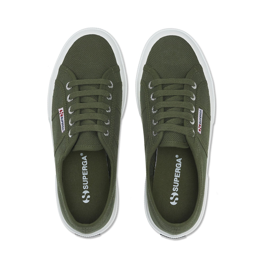 Zapatillas Clásicas Unisex en Verde con Parte Superior de Algodón main