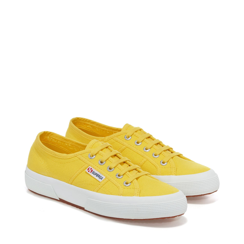 Sneakers Classiche Unisex Colore Giallo con Tomaia in Cotone 02