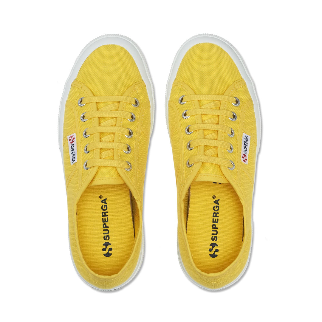 Classic Unisex Sneakers in Yellow with Cotton Upper main