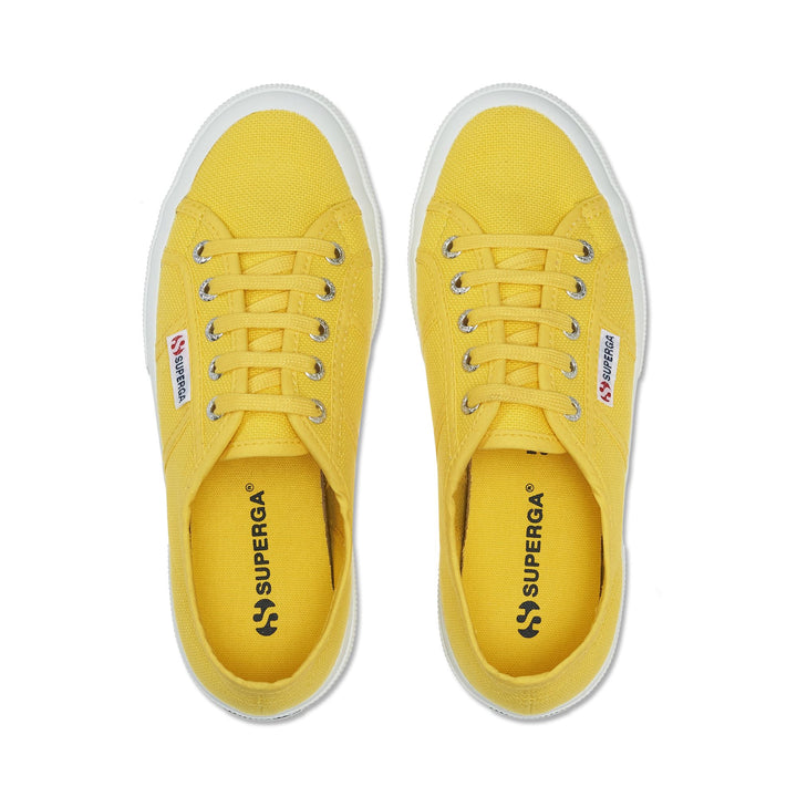 Classic Unisex Sneakers in Yellow with Cotton Upper 4