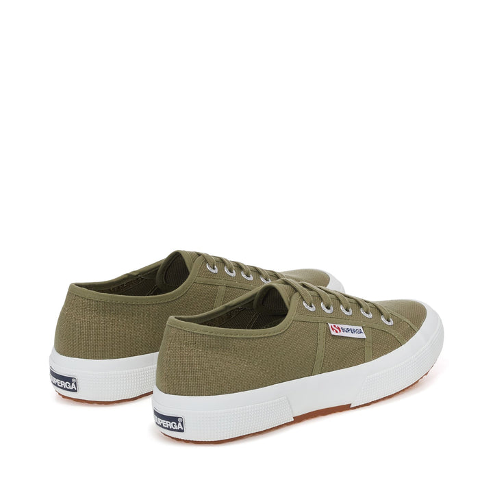 Zapatillas clásicas unisex verdes con parte superior de algodón 3