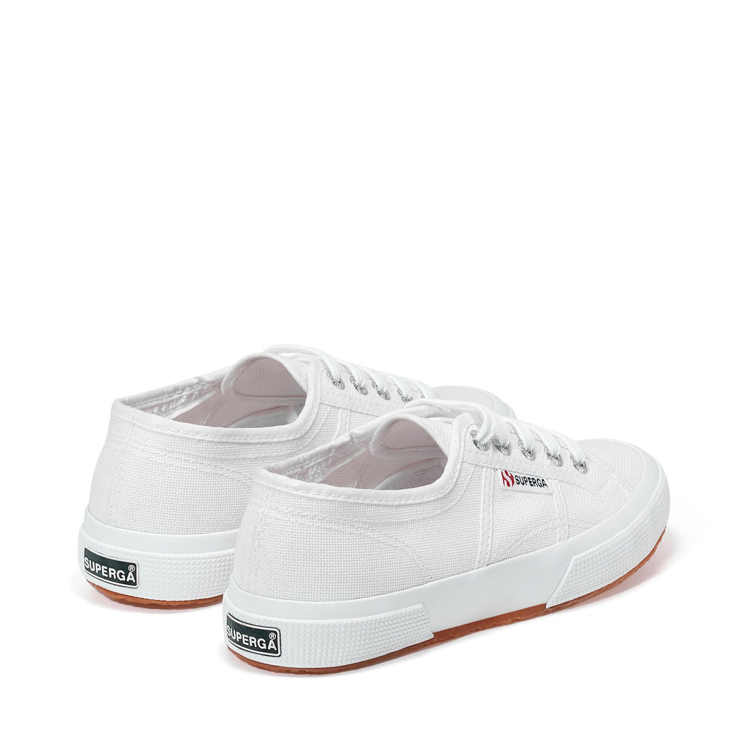 Sneakers Classiche Unisex Colore Bianco con Tomaia in Cotone main