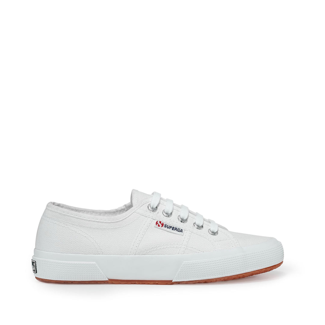 Classic Unisex Sneakers in White with Cotton Upper 01