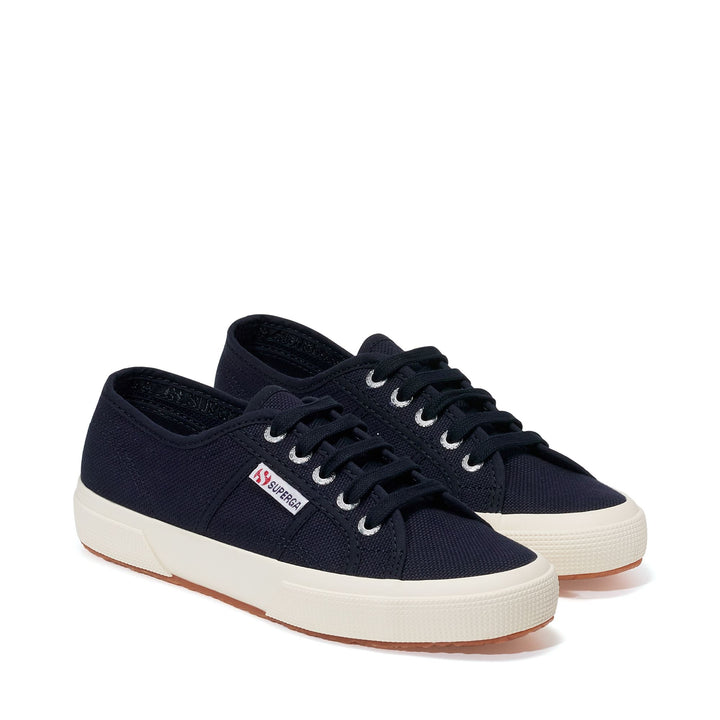 Sneakers Classiche Unisex Colore Blu con Tomaia in Cotone 2