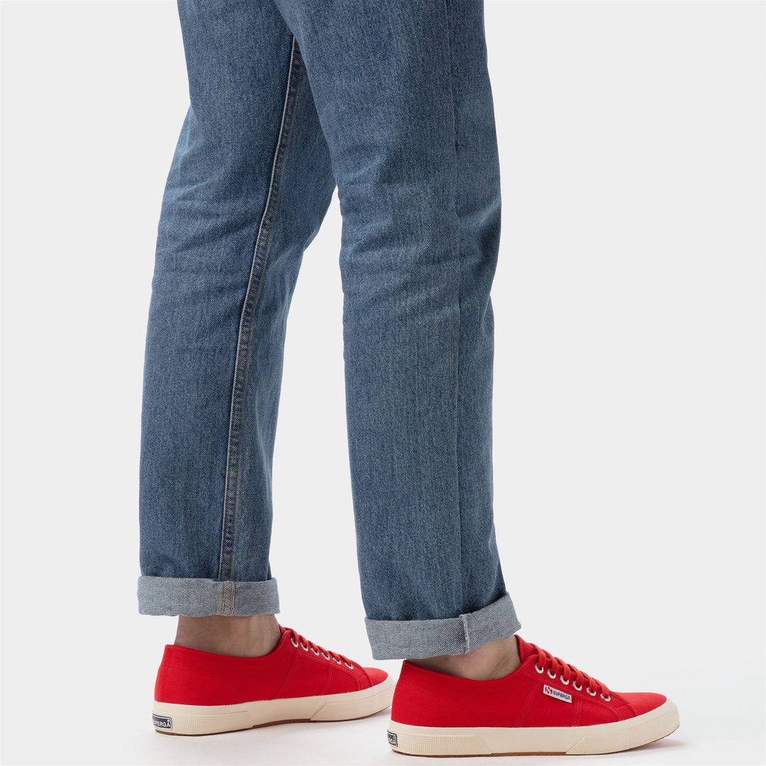 Sneakers Classiche Unisex Colore Rosso con Tomaia in Cotone main