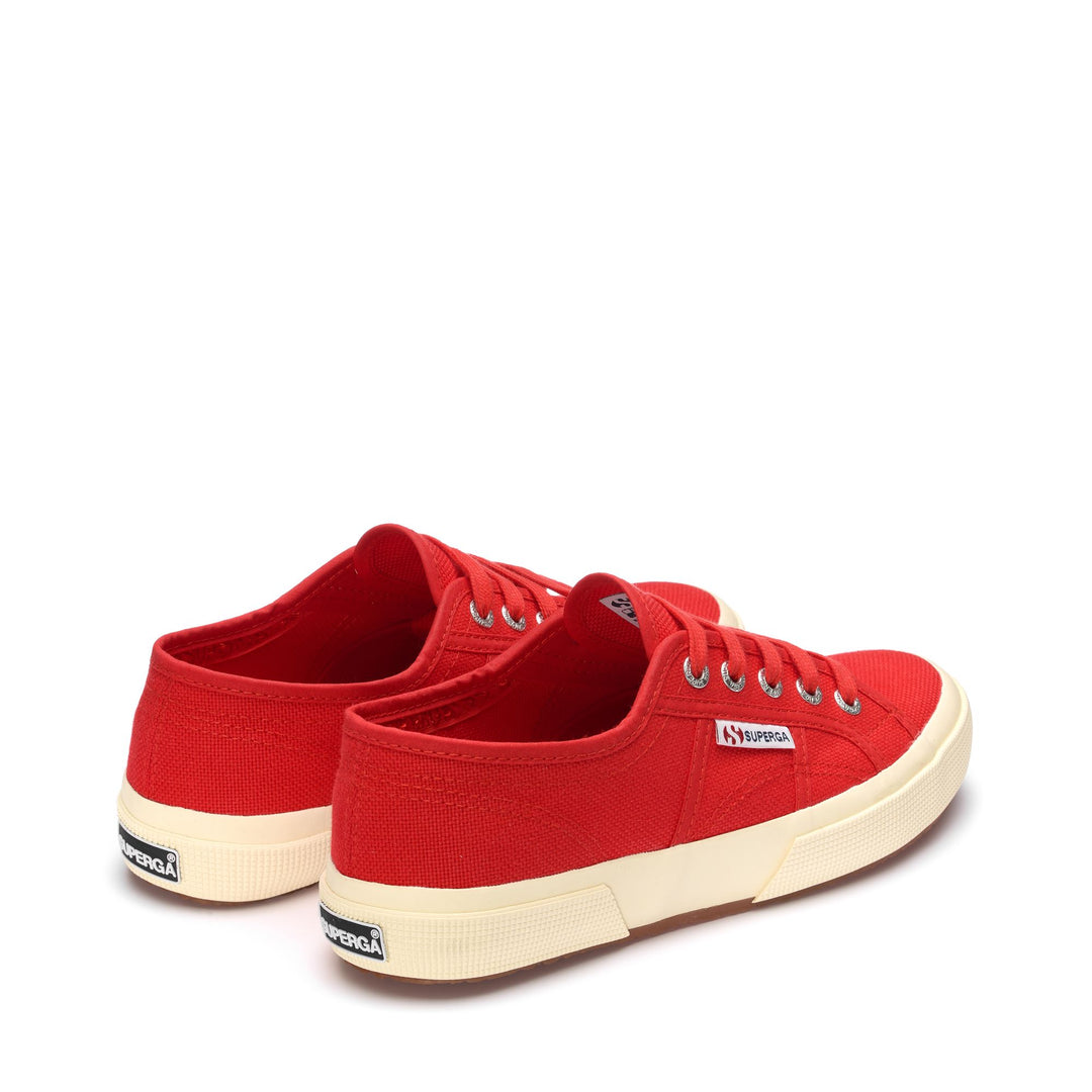 Le Superga Unisex 2750-COTU CLASSIC Sneaker RED Dressed Side (jpg Rgb)		