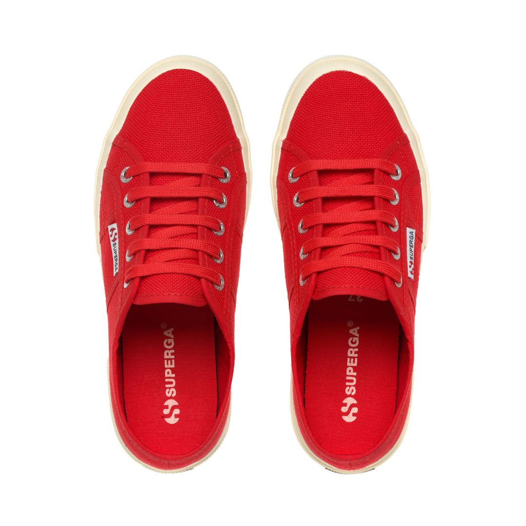 Sneakers Classiche Unisex Colore Rosso con Tomaia in Cotone main