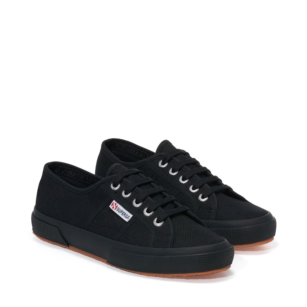 Baskets unisexes classiques noires avec tige en coton 02