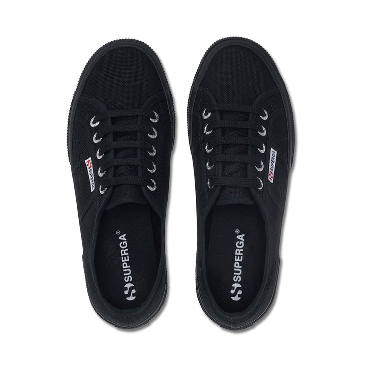 Zapatillas Clásicas Unisex en Negro con Parte Superior de Algodón 4