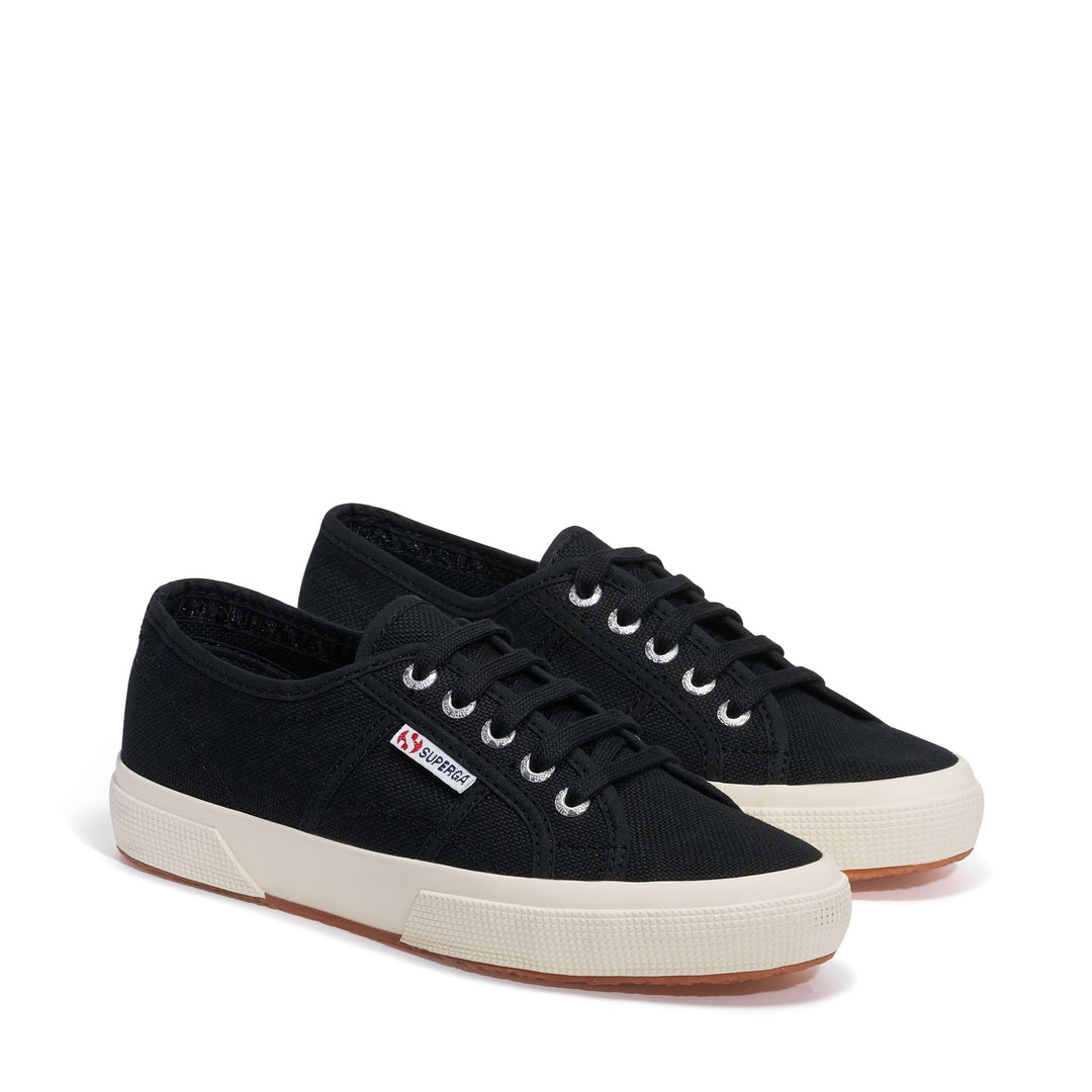 Sneakers Classiche Unisex Colore Nero con Tomaia in Cotone main