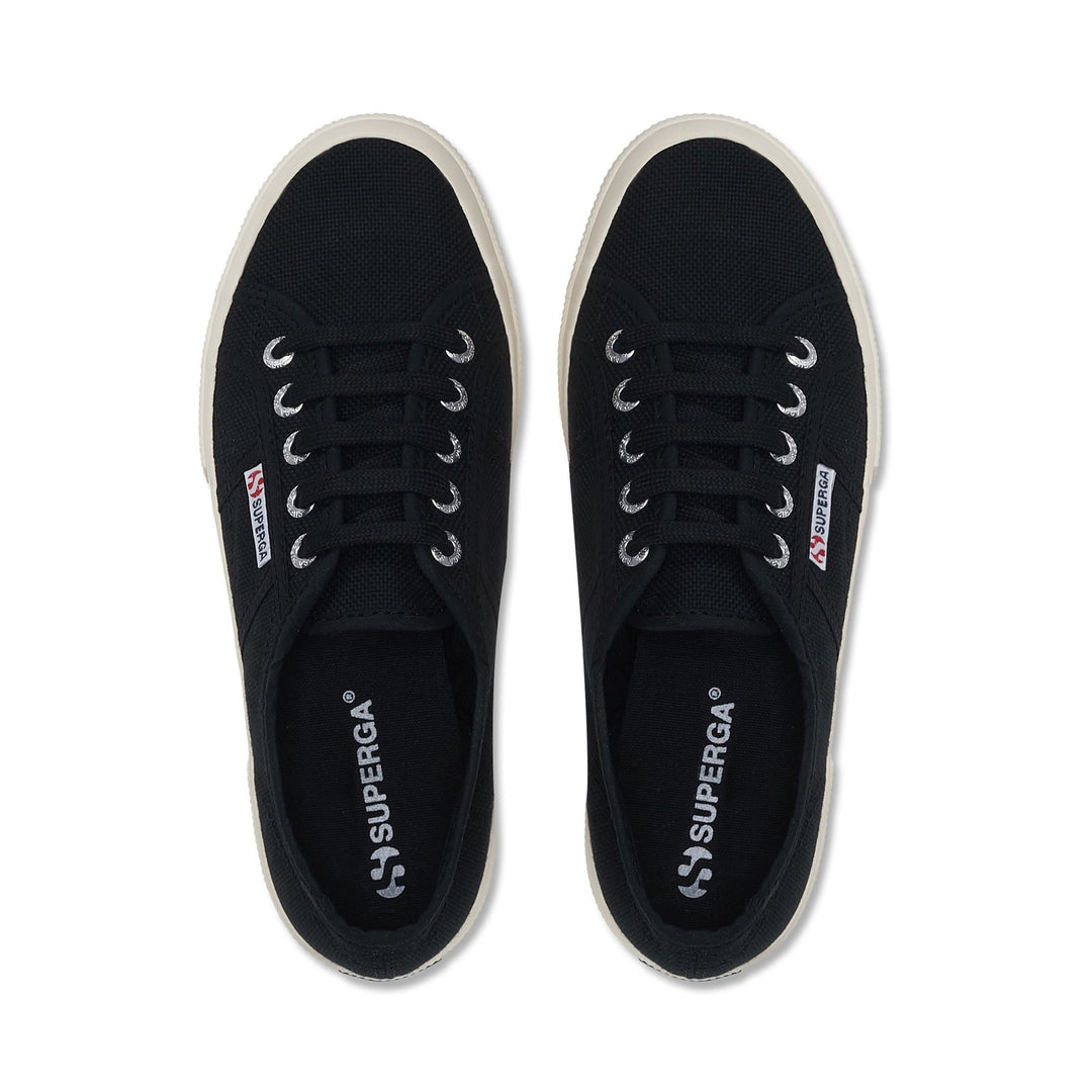 Sneakers Classiche Unisex Colore Nero con Tomaia in Cotone main