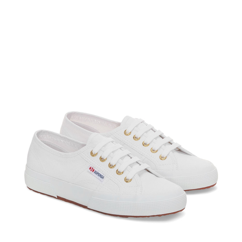 Le Superga Unisex 2750-COTU CLASSIC Sneaker WHITE-GOLD