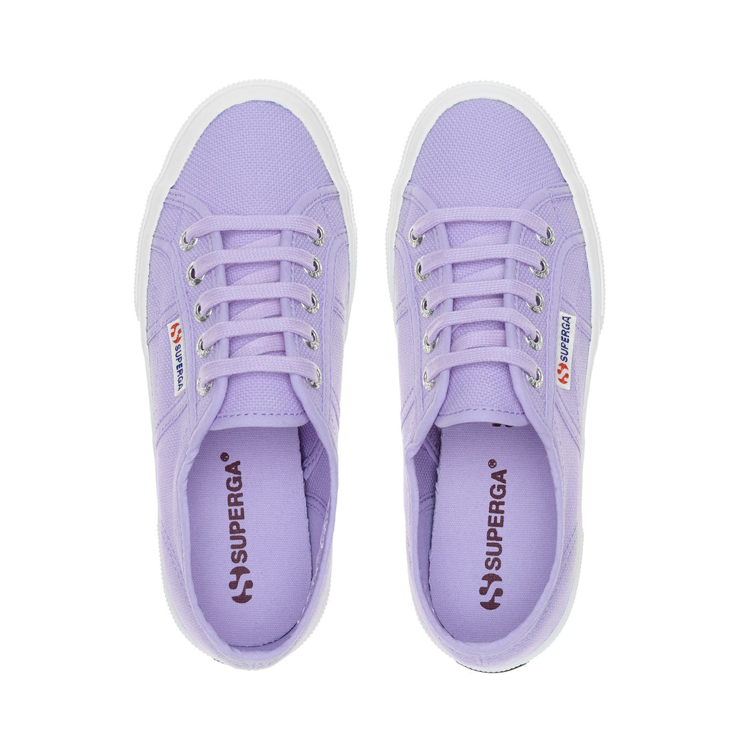 Baskets classiques violettes unisexes avec tige en coton main