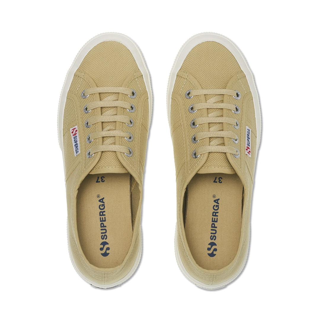 2750-COTU CLASSIC Le Superga Sneaker Unisex GREEN OLIVE-F AVORIO Adult 35 Green Olive-f Avorio