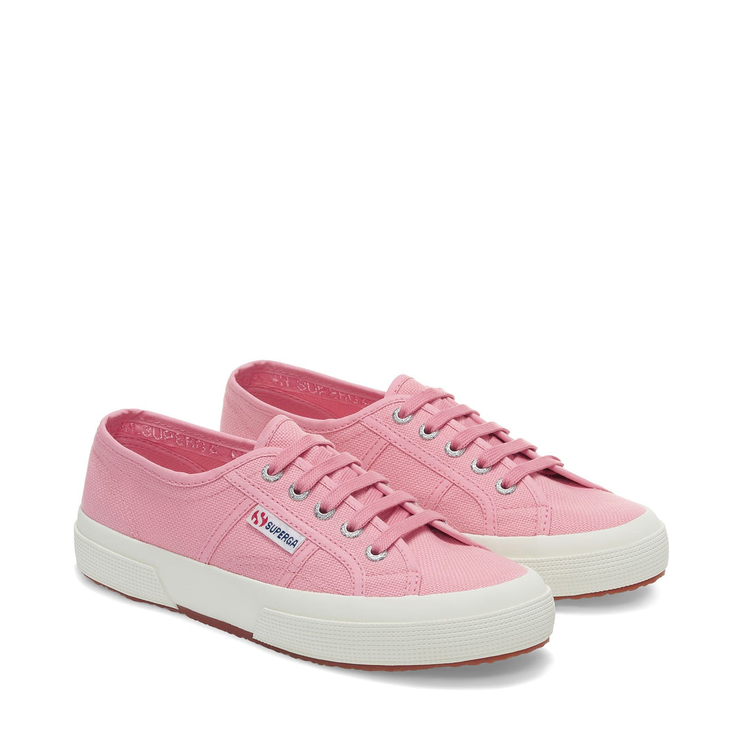 Sneakers Classiche Unisex Colore Rosa con Tomaia in Cotone main