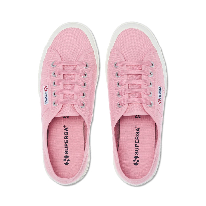 Sneakers Classiche Unisex Colore Rosa con Tomaia in Cotone 4