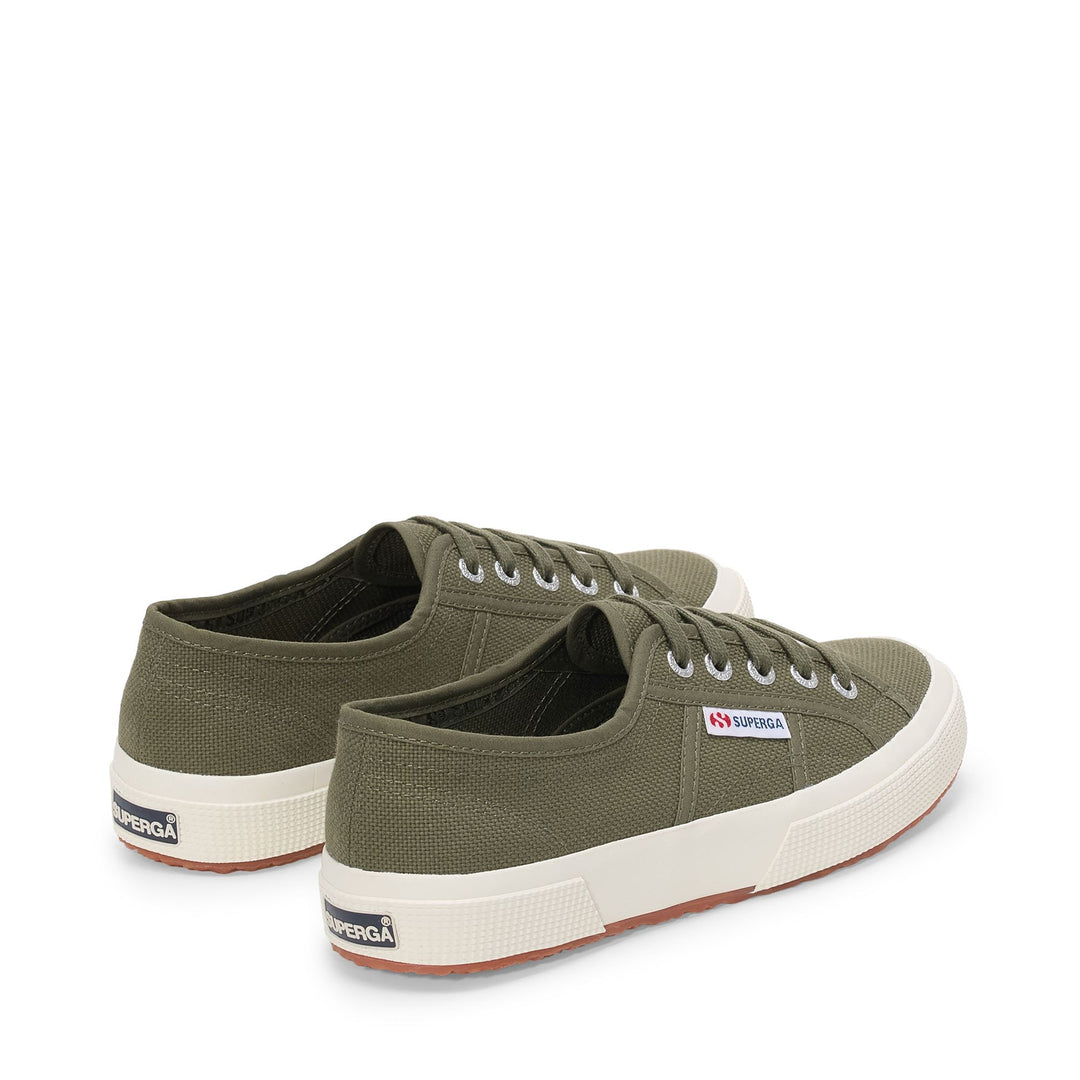 Classic Unisex Sneakers in Green with Cotton Upper main
