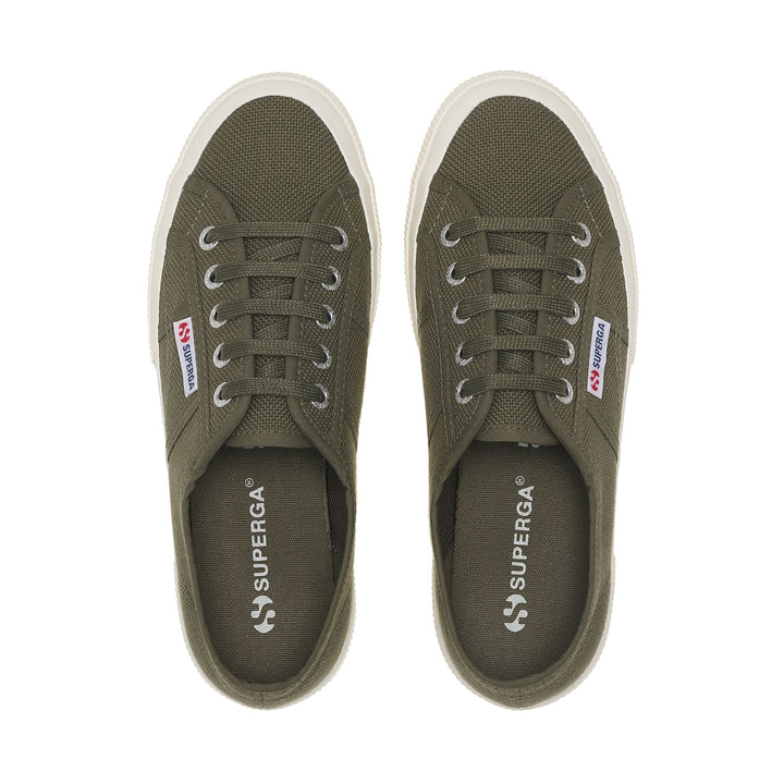 Classic Unisex Sneakers in Green with Cotton Upper 4