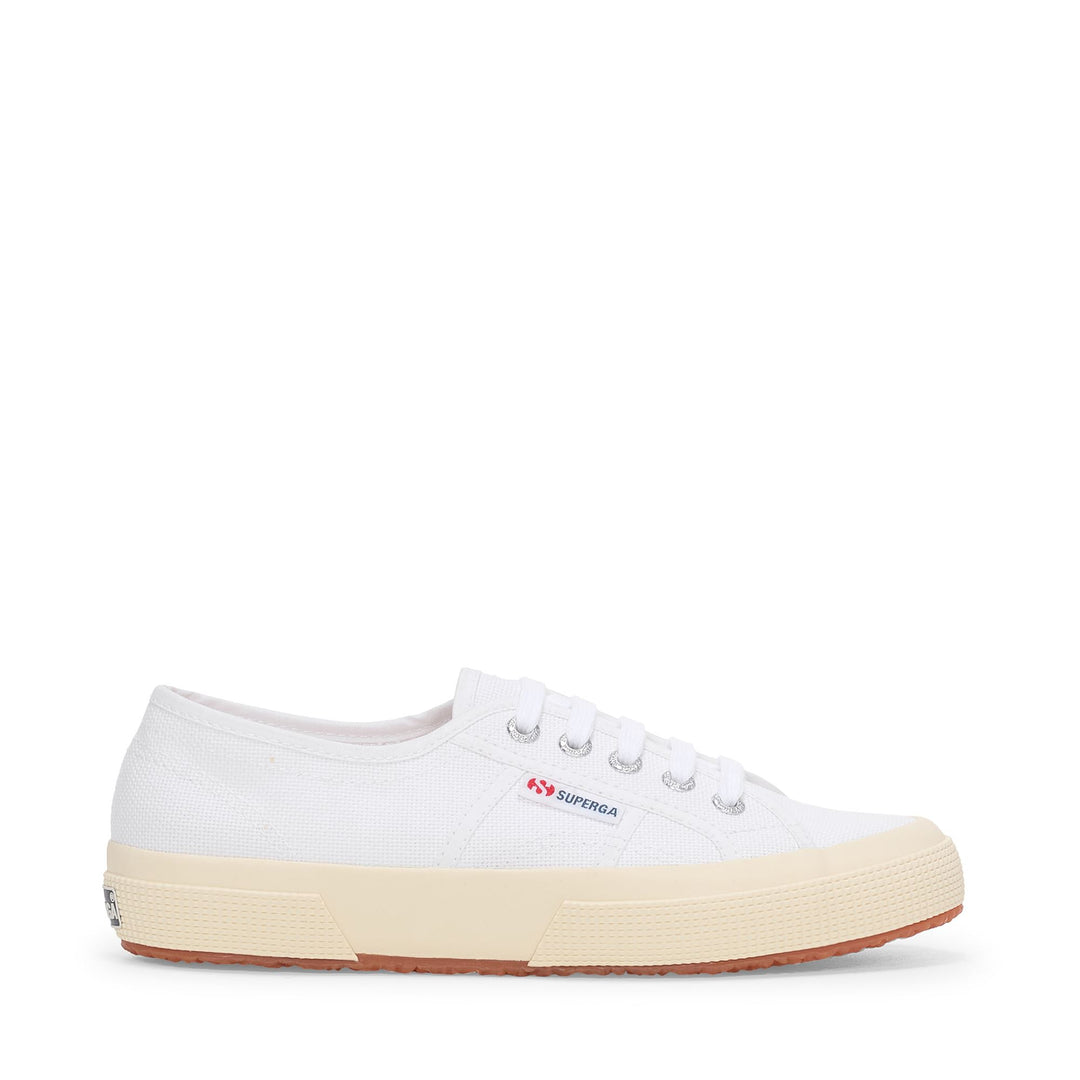 Baskets classiques unisexes blanches avec tige en coton 01