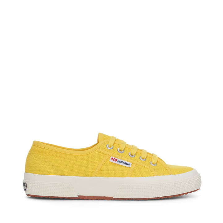 Sneakers Classiche Unisex Colore Giallo con Tomaia in Cotone 1