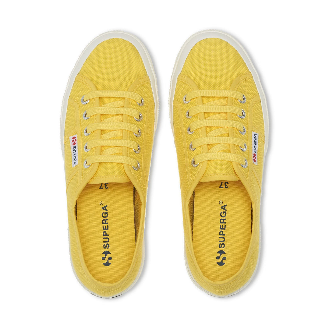 Sneakers Classiche Unisex Colore Giallo con Tomaia in Cotone main