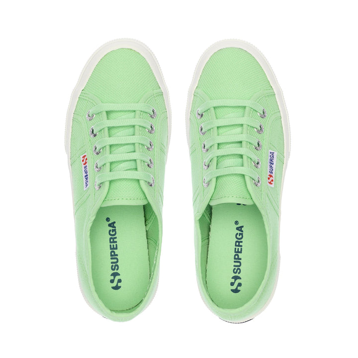 Klassische grüne Unisex-Sneaker mit Obermaterial aus Baumwolle 4