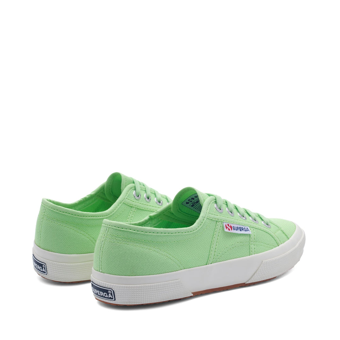Klassische grüne Unisex-Sneaker mit Obermaterial aus Baumwolle main