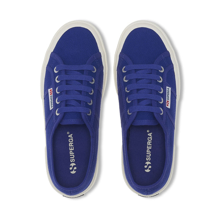 Sneakers Classiche Unisex Colore Blu con Tomaia in Cotone 4