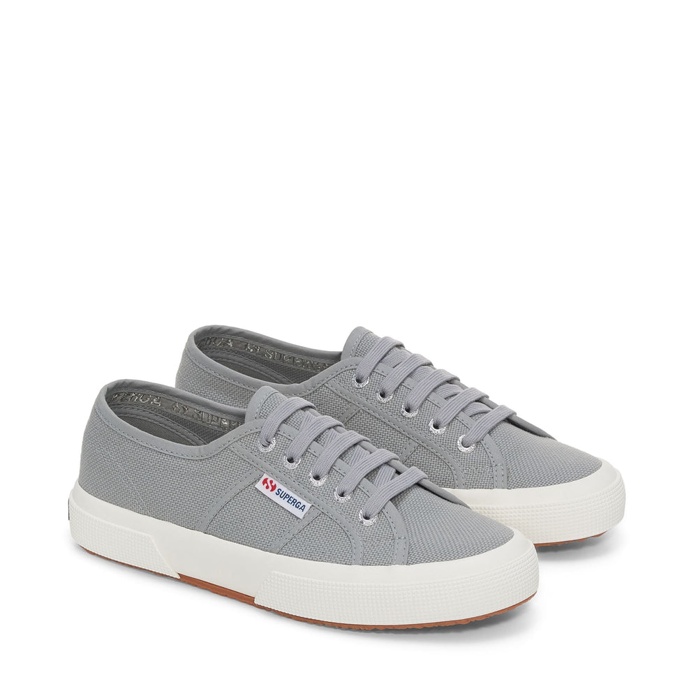 Baskets classiques unisexes grises avec tige en coton 02