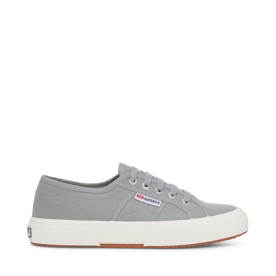 Baskets classiques unisexes grises avec tige en coton 01