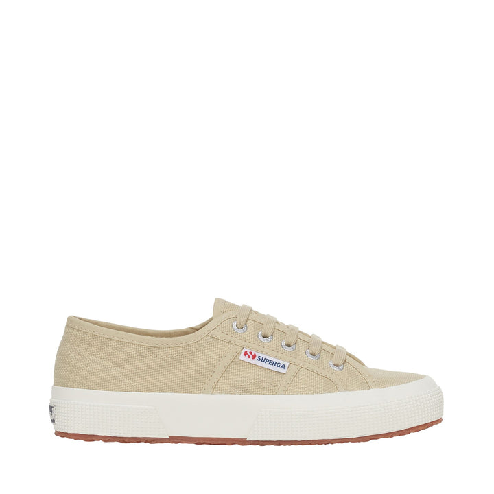 Sneakers Classiche Unisex Colore Beige con Tomaia in Cotone 1