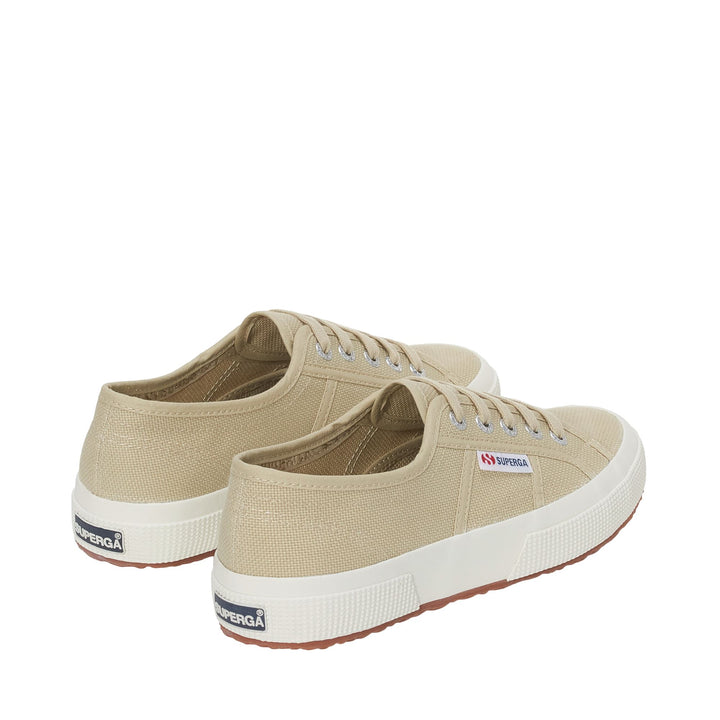 Sneakers Classiche Unisex Colore Beige con Tomaia in Cotone 3