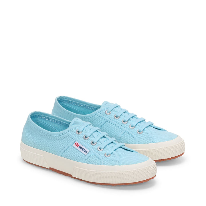 Sneakers Classiche Unisex Colore Azzurro con Tomaia in Cotone 2