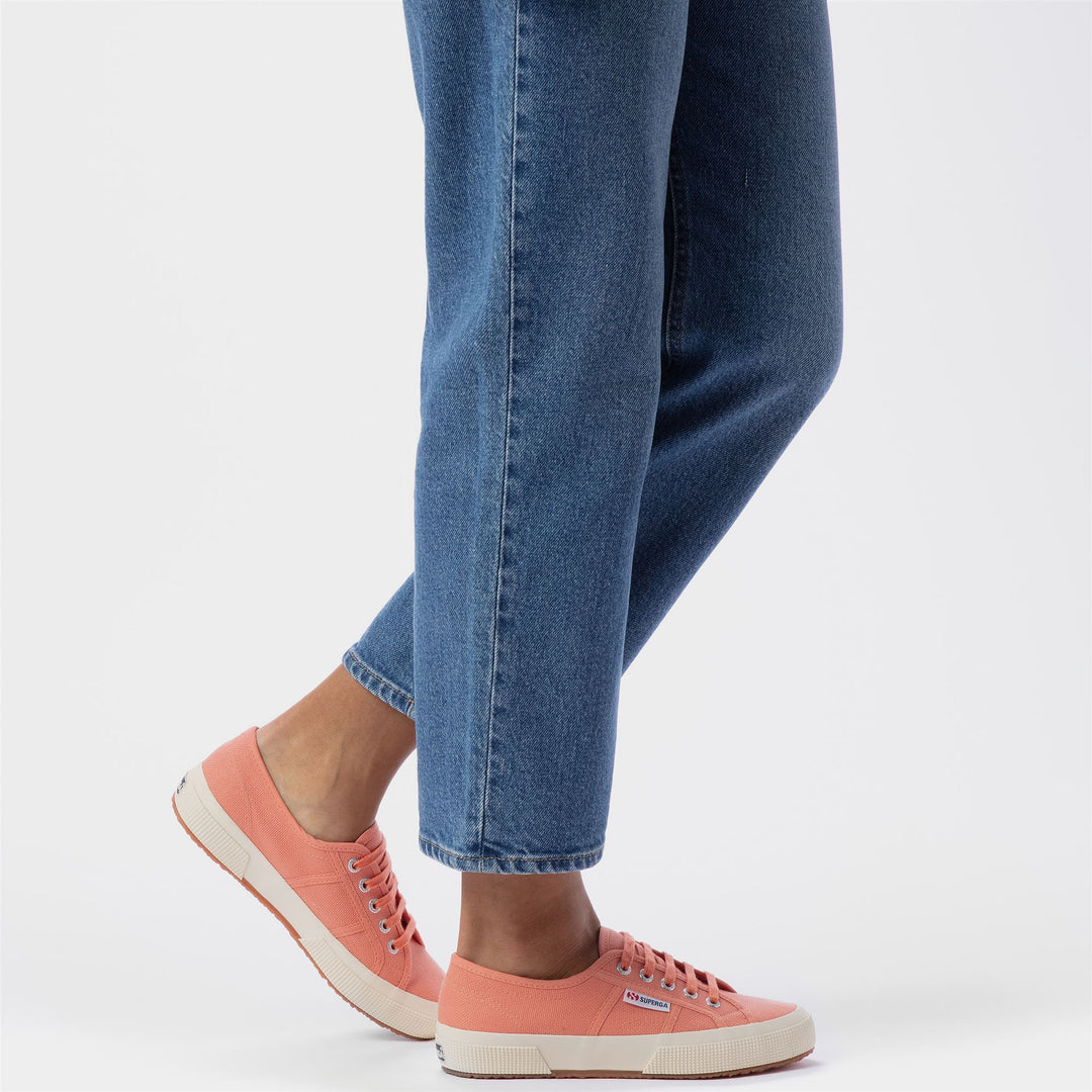 Sneakers Classiche Unisex Colore Arancione con Tomaia in Cotone main