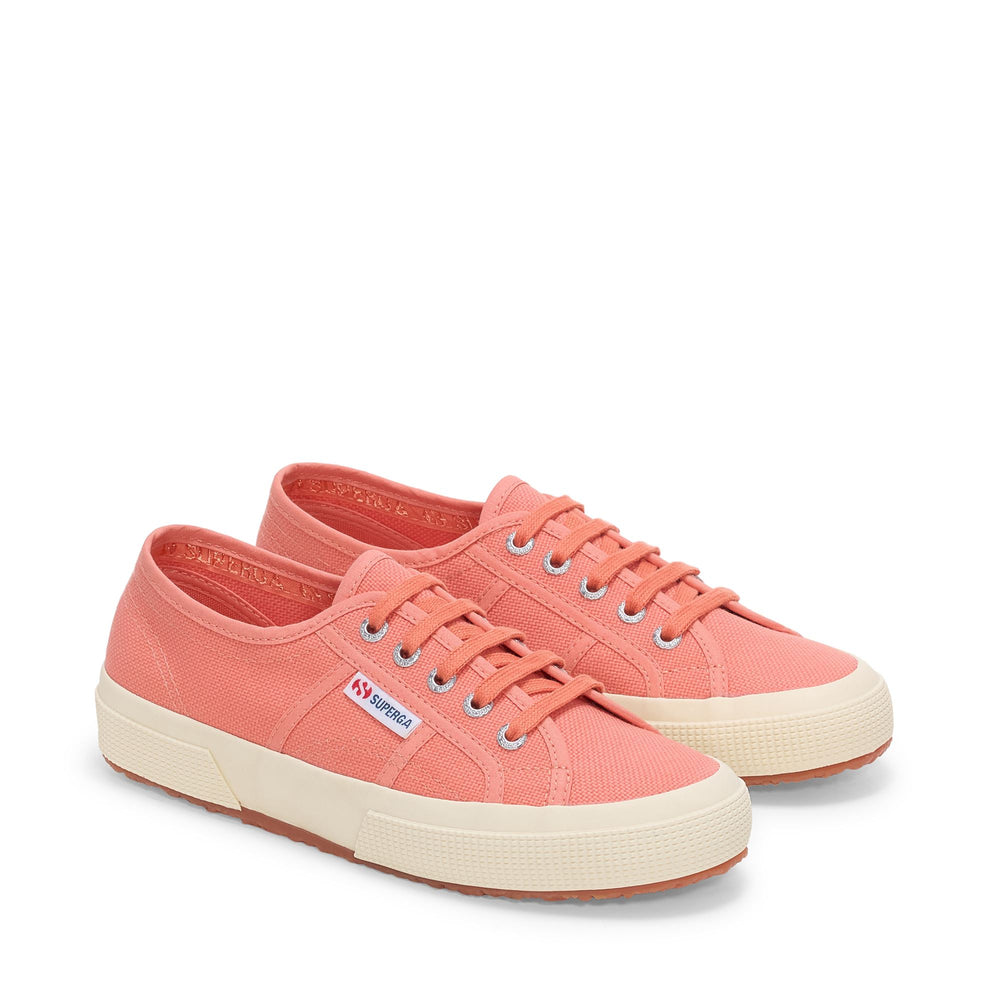 Baskets classiques unisexes orange avec tige en coton 02
