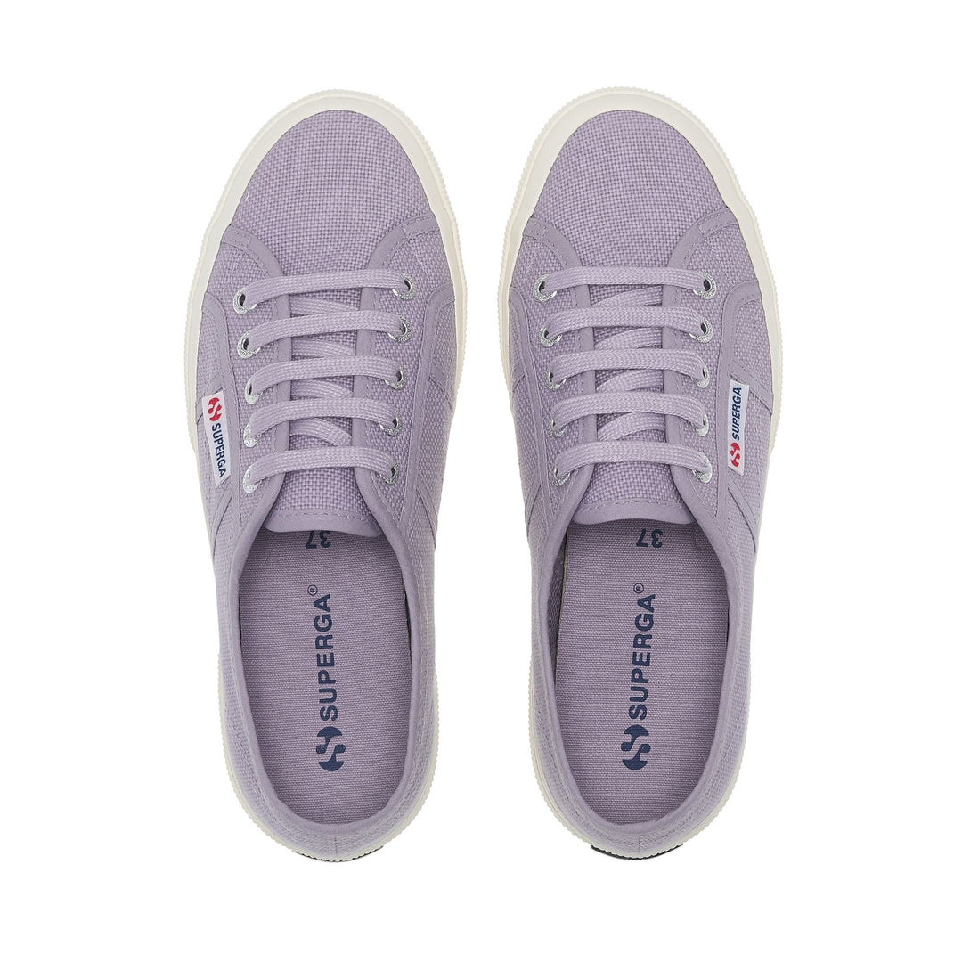 Zapatillas clásicas unisex violetas con parte superior de algodón main