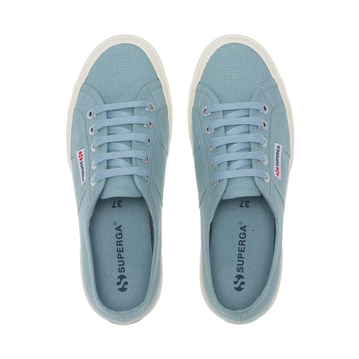 Zapatillas clásicas unisex azules con parte superior de algodón 4