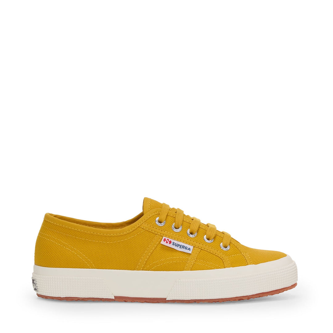 Baskets jaunes classiques unisexes avec tige en coton 01