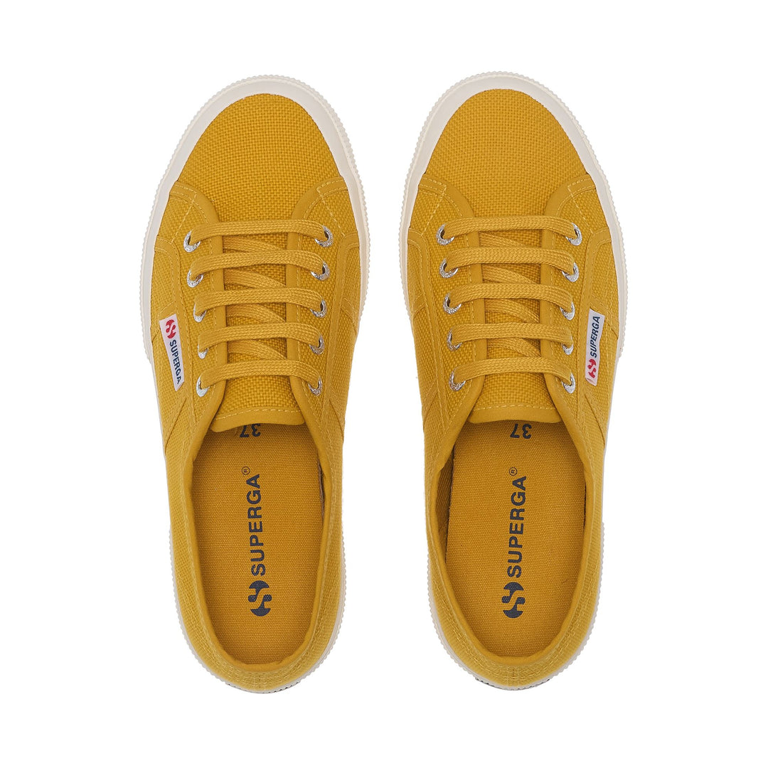 Zapatillas clásicas unisex amarillas con parte superior de algodón main