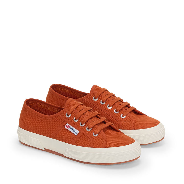 Sneakers classiche unisex marroni con tomaia in cotone 2