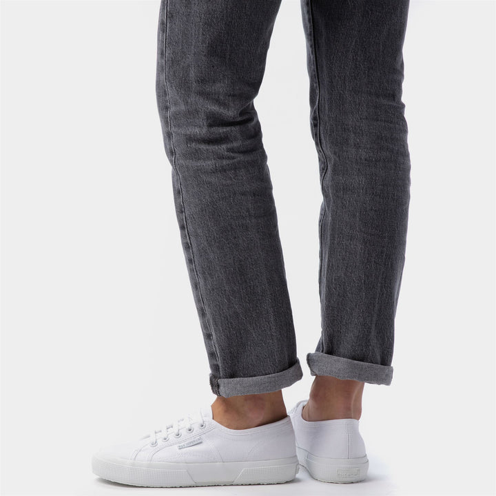 Classic Unisex Sneakers in White with Cotton Upper 7