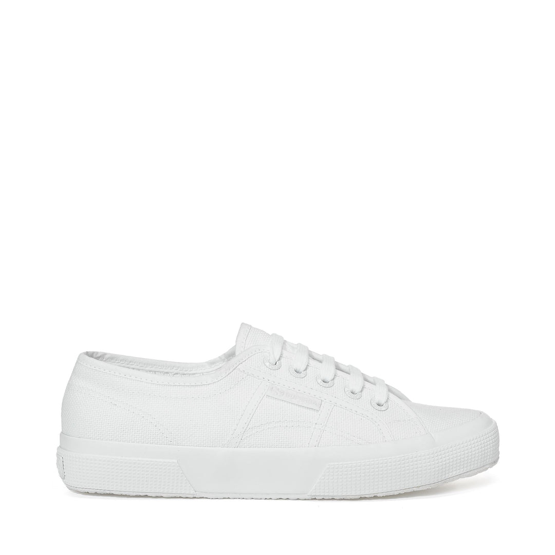 Sneakers Classiche Unisex Colore Bianco con Tomaia in Cotone 01