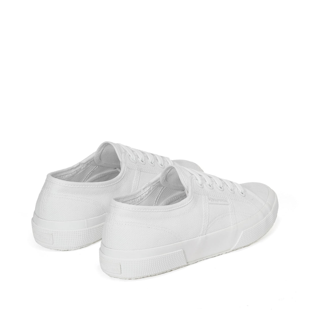 Classic Unisex Sneakers in White with Cotton Upper main