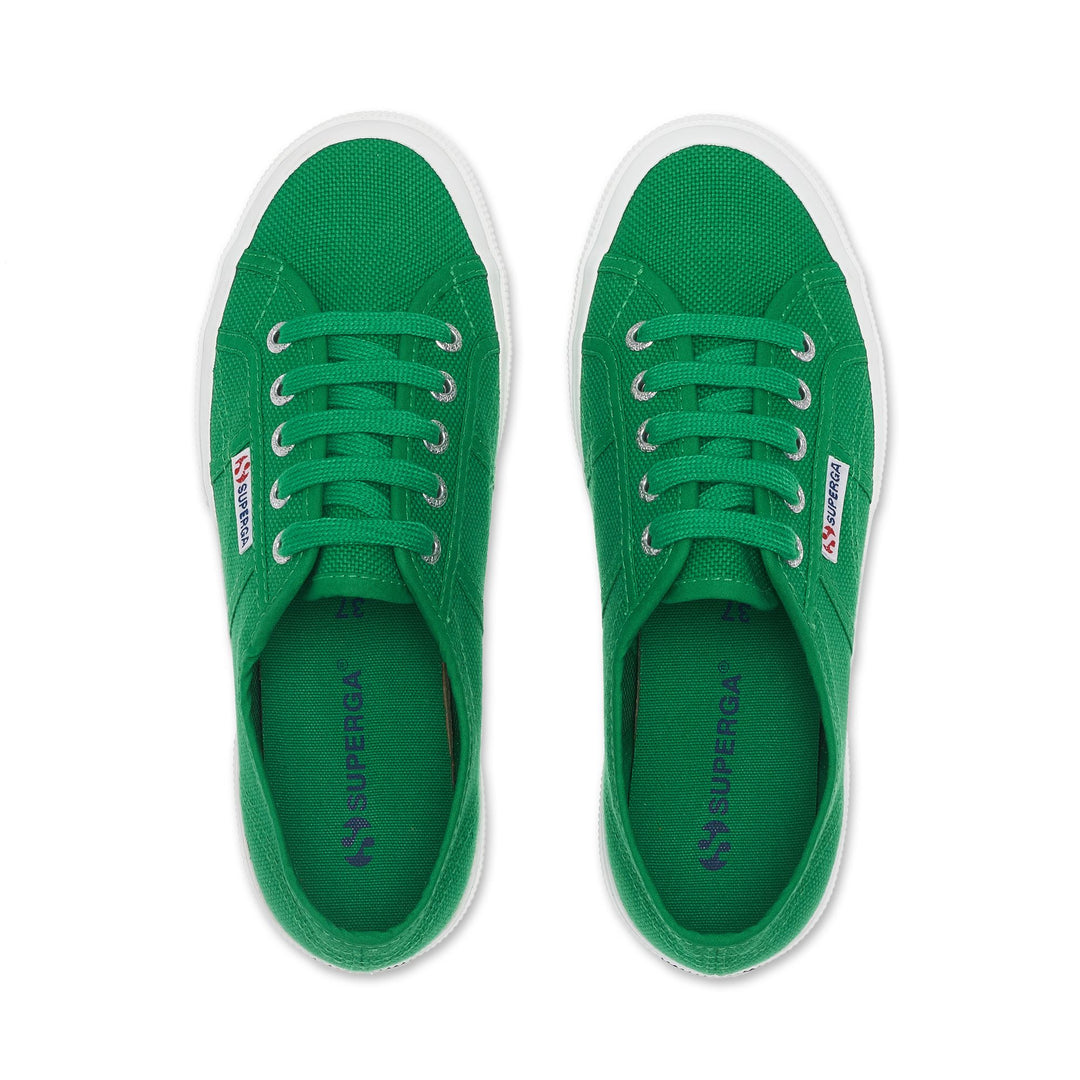 Le Superga Unisex 2750-COTU CLASSIC Sneaker ISLAND GREEN Dressed Back (jpg Rgb)		