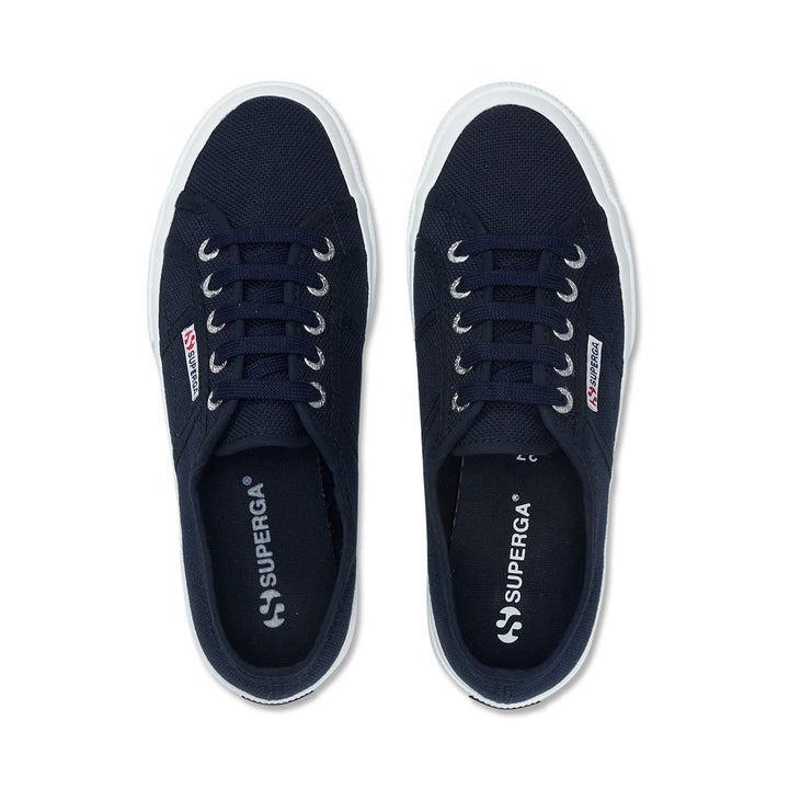 Baskets unisexes classiques bleu marine avec tige en coton 4