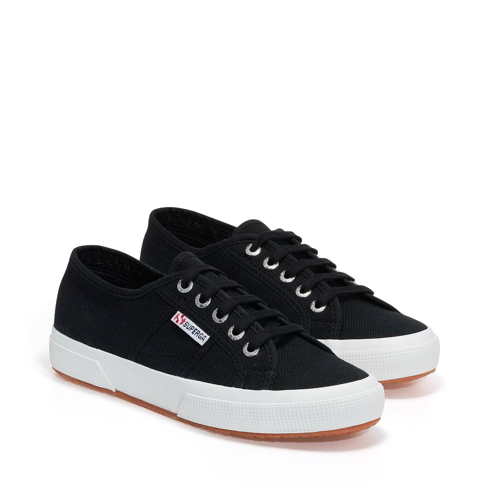 Baskets classiques unisexes noires avec tige en coton 02