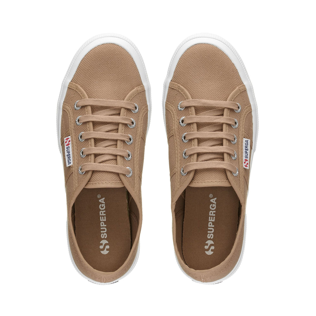 Klassische braune Unisex-Sneaker mit Obermaterial aus Baumwolle main