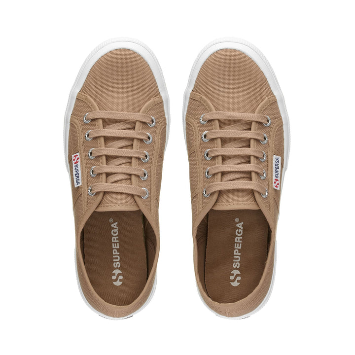 Klassische braune Unisex-Sneaker mit Obermaterial aus Baumwolle 4