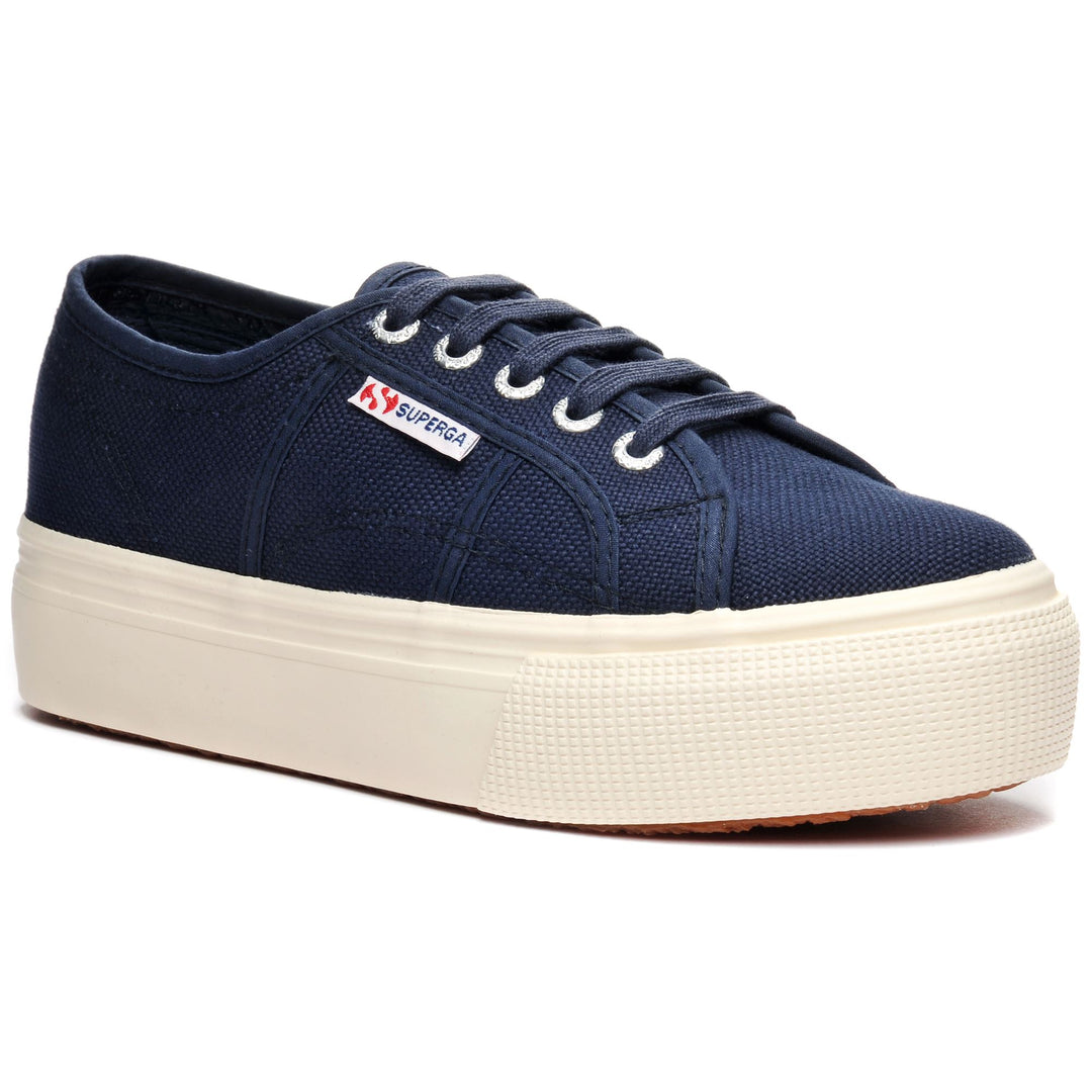 Lady Shoes Woman 2790ACOTW LINEA UP AND DOWN Wedge BLUE NAVY